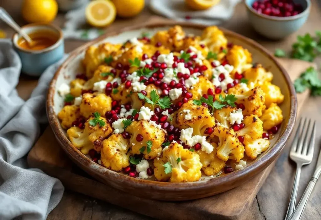 « J’ai converti ma famille anti-légumes avec cette recette » : chou-fleur rôti à la grenade et au chèvre
