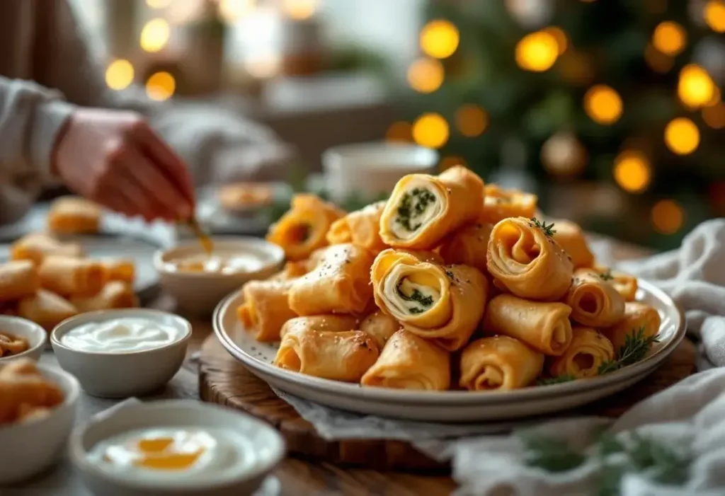« J’ai trouvé LA recette d’apéro des fêtes » : mes roulés ultra croustillants à la pâte filo font un malheur (prêts en 15 min)