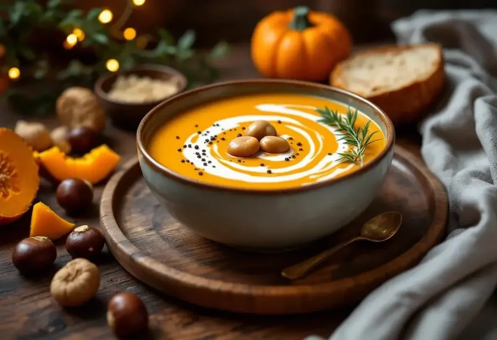 Recette velouté potimarron châtaignes | rapide et facile