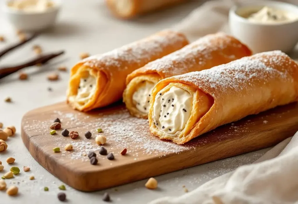 Ce cannoli feuilleté à la vanille cartonne (et il est ultra simple à préparer)