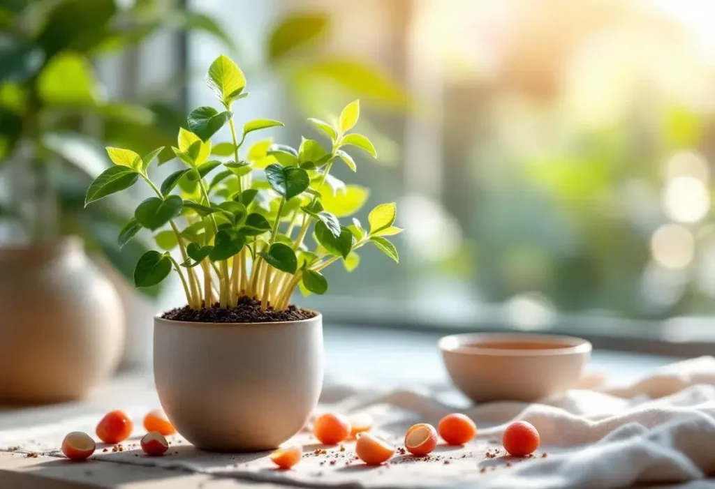 Ce fruit de fêtes se transforme en mini forêt rose en 1 mois si vous conservez ses noyaux après le repas