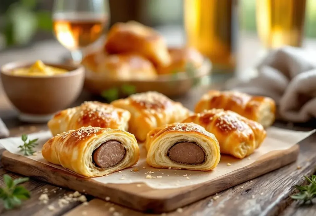 Feuilletés aux knackis bien dorés : la recette apéro ultra facile