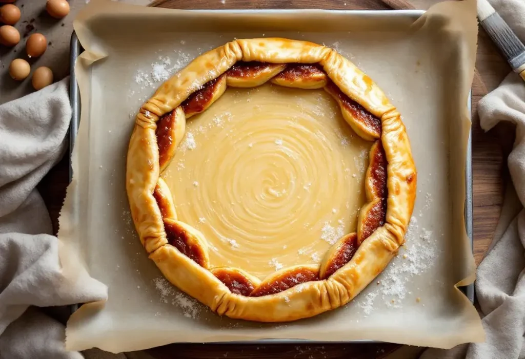 Galette des rois : cette étape avant la cuisson que beaucoup négligent et sans laquelle la garniture retombe sur la plaque