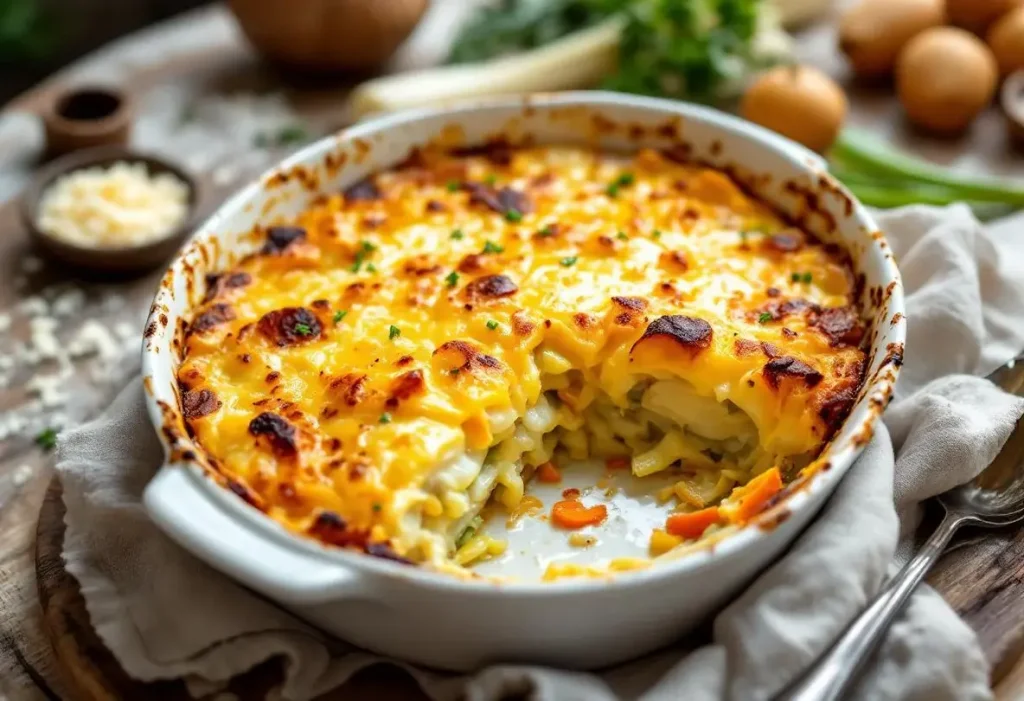 Gratin de pommes de terre, poireaux et carottes : fondant, délicieusement doré et ultra simple à préparer