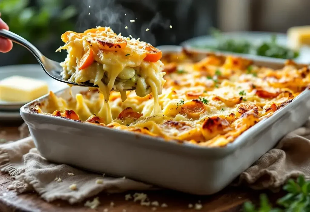Gratin de pommes de terre, poireaux et carottes : fondant, irrésistiblement doré et ultra simple à réaliser
