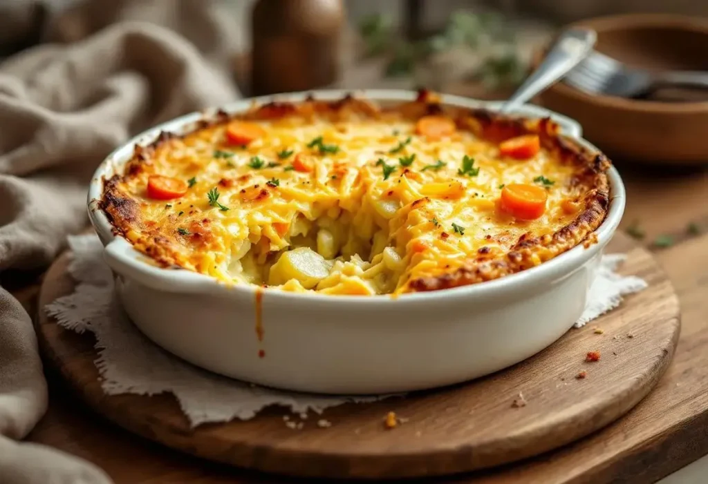 Gratin de pommes de terre, poireaux et carottes : fondant, parfaitement doré et ultra facile à préparer
