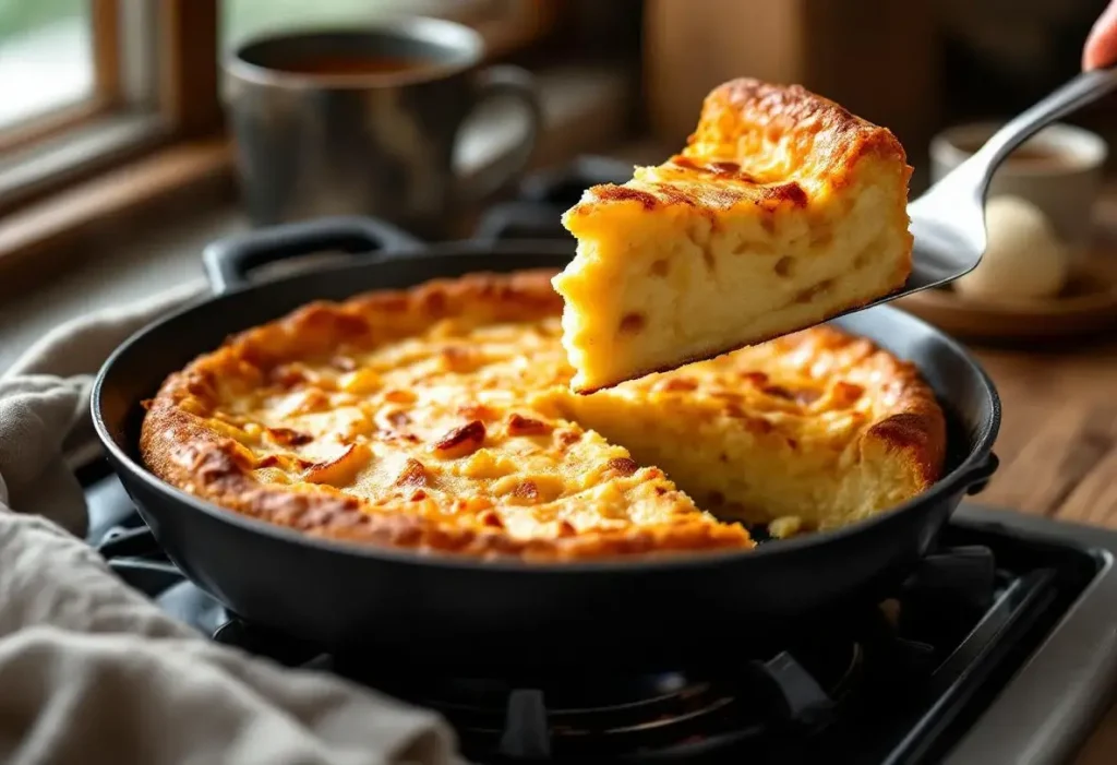 Je fais ce gâteau aux pommes à la poêle : ultra simple, rapide, sans four et 100 % réconfort