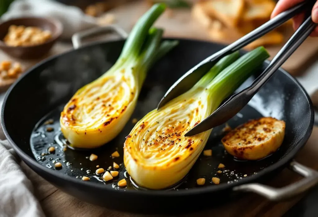 Poireaux : le geste tout simple d’un chef trois étoiles pour les rendre délicieusement savoureux en 3 minutes chrono