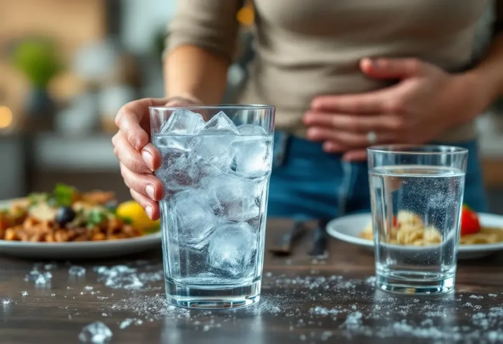 Pourquoi boire de l'eau glacée juste après un repas n'est pas une si bonne idée selon les gastro-entérologues