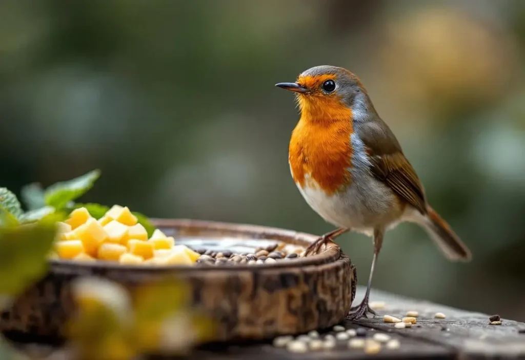 Rouges-gorges au jardin : ce soir, sortez dehors cet aliment de base à 3 centimes, que presque tous les jardiniers oublient