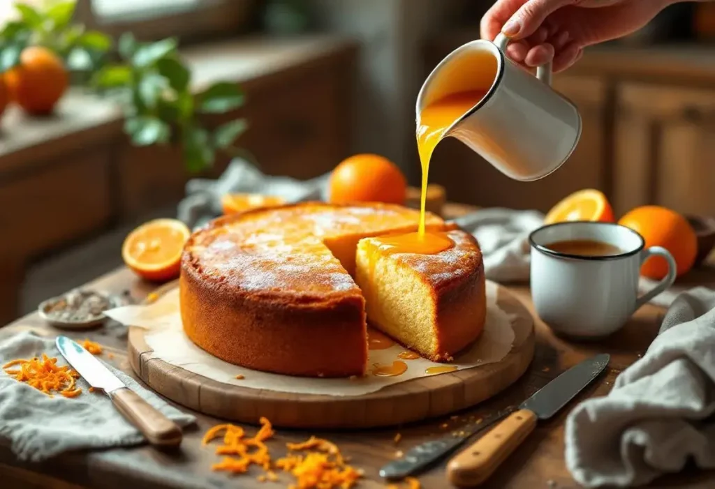 Un gâteau à l’orange moelleux qui embaume la cuisine et évoque les douceurs de grand-mère, si simples et inoubliables
