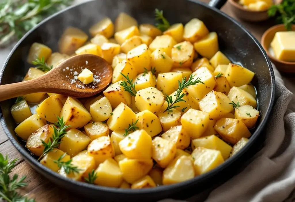 Ajoutez-le aux pommes de terre pendant la cuisson : elles seront encore plus savoureuses, parfumées et ultra moelleuses