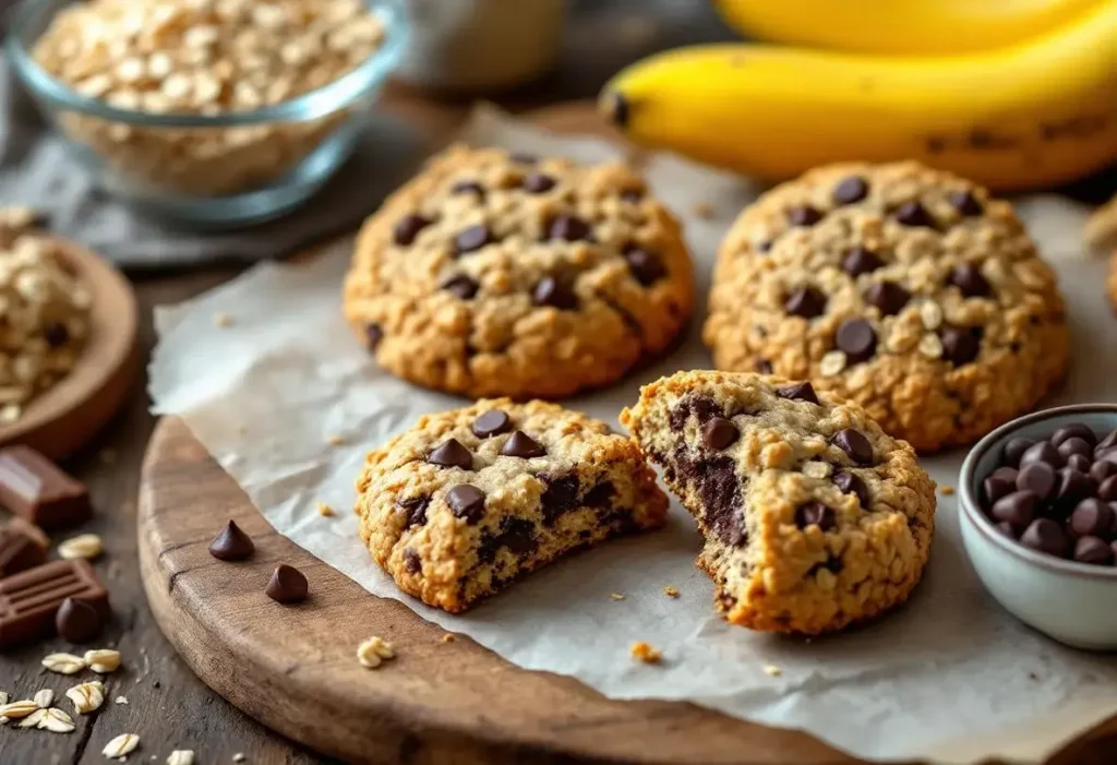 Cookies aux flocons d’avoine : recette sans beurre ni sucre, juste 3 ingrédients