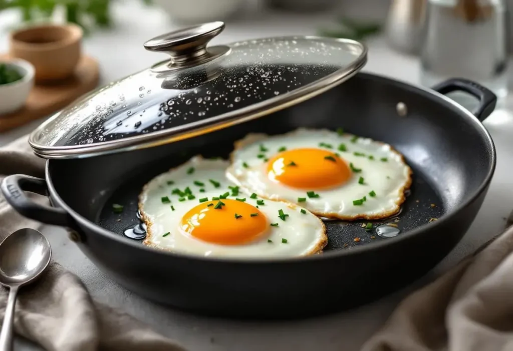 J’ai remplacé l’huile et le beurre dans mes œufs frits : un plat plus léger mais tout aussi gourmand