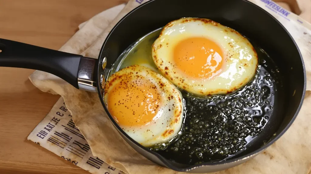J’ai troqué l’huile et le beurre dans mes œufs frits : un plat plus léger mais tout aussi gourmand