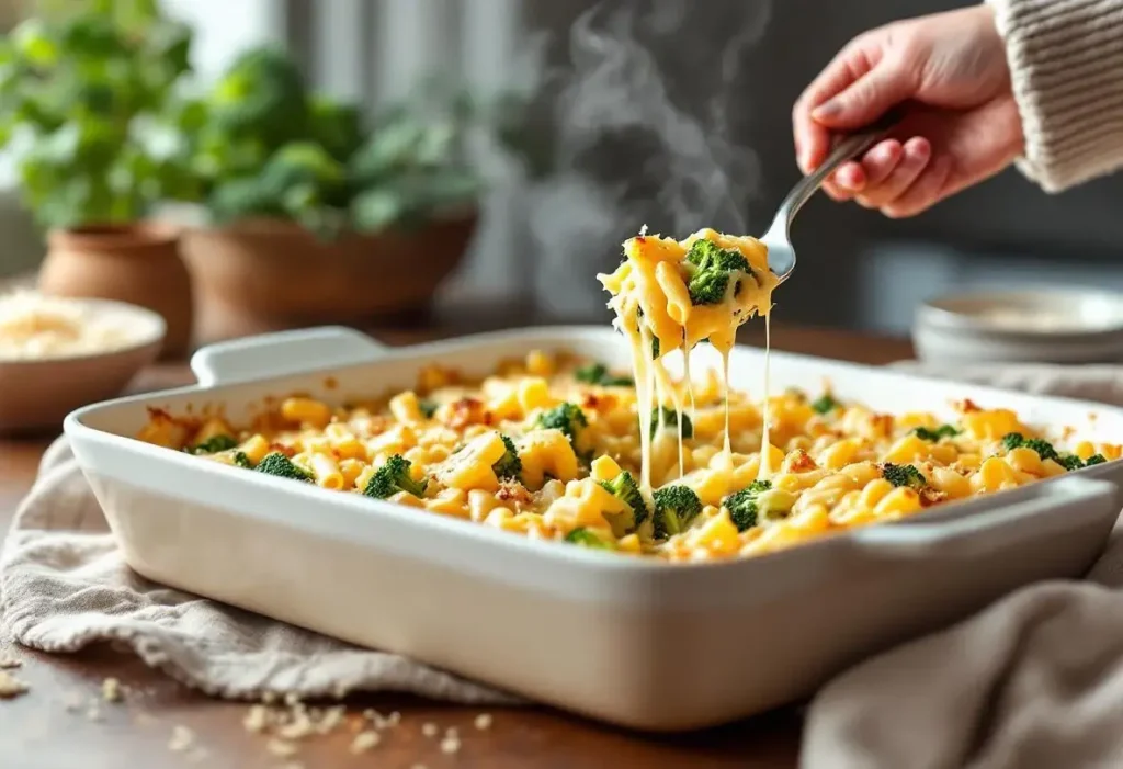 « Je ne jette plus un seul reste » : en janvier 2026, les pâtes de la veille terminent toutes en ce gratin brocoli fondant qui rend vraiment accro
