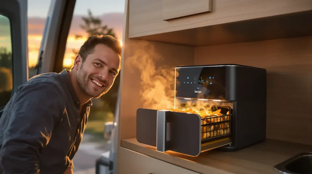 Berger Vanfry : l'Air Fryer idéal pour les camping-cars - Équipements et accessoires
