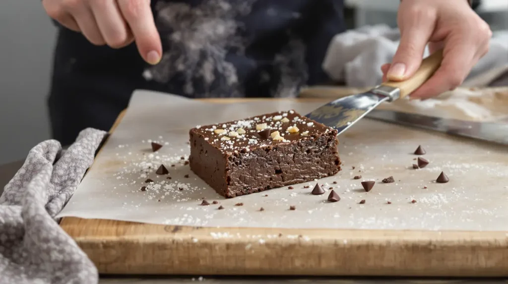 Brownie healthy express sans farine : moelleux au chocolat intense avec 4 ingrédients du placard pour un goûter d’hiver ultra fondant