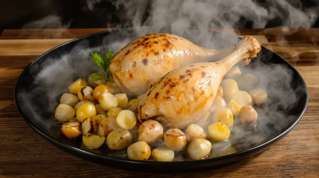 Cuisses de poulet croustillantes au four