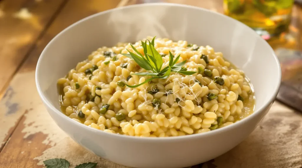« Du pur velours » : ce risotto aux asperges vertes et parmesan deviendra vite votre plat préféré du printemps
