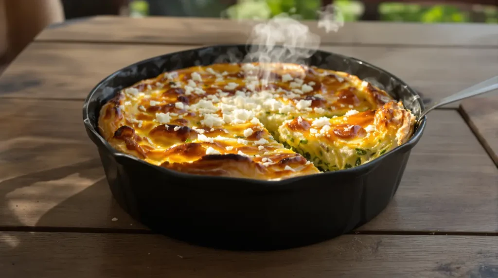 « Je ne fais plus jamais de pâte » : cette quiche délicieusement ultra-légère aux légumes fond en bouche !