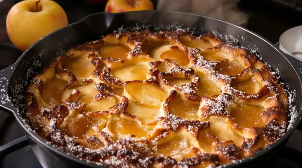 Je prépare ce gâteau aux pommes à la poêle : ultra simple, rapide, sans four et tellement réconfortant