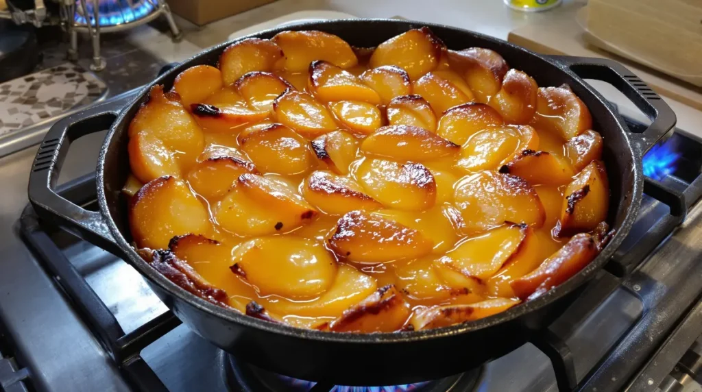 « Juste une poêle, et c’est tout » : mon gâteau aux pommes favori sans allumer le four