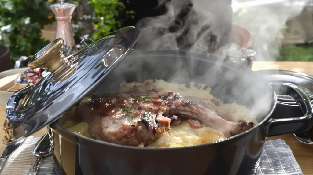 Le gigot à la cuillère d'Alain Ducasse : la recette de chef ultra simple et une viande incroyablement fondante !