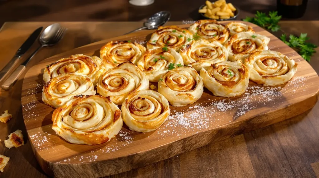 Trop simples pour être si bons ? Ces petits roulés feuilletés au fromage et saumon volent la vedette à toutes les verrines